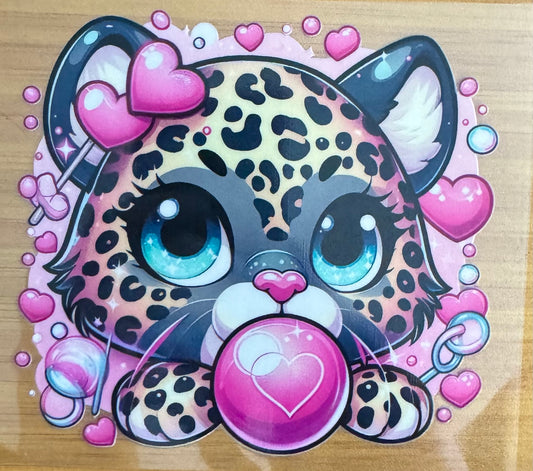 Cute Leopard Decal