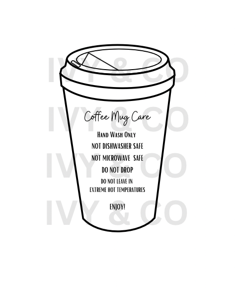 Coffee Cup Care Card