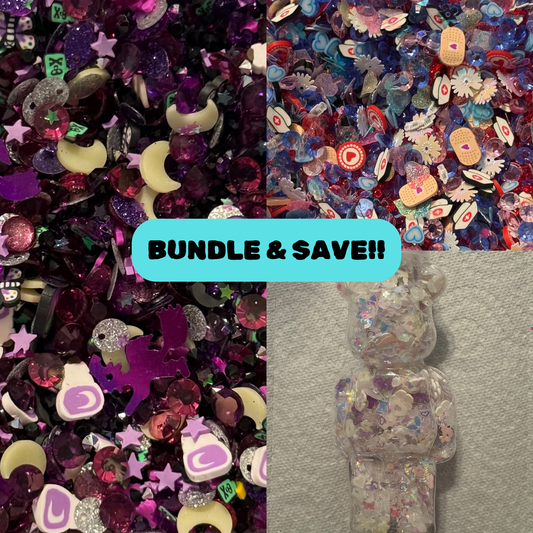 BUNDLE & SAVE! Themed Rhinestone-Flake Mixes