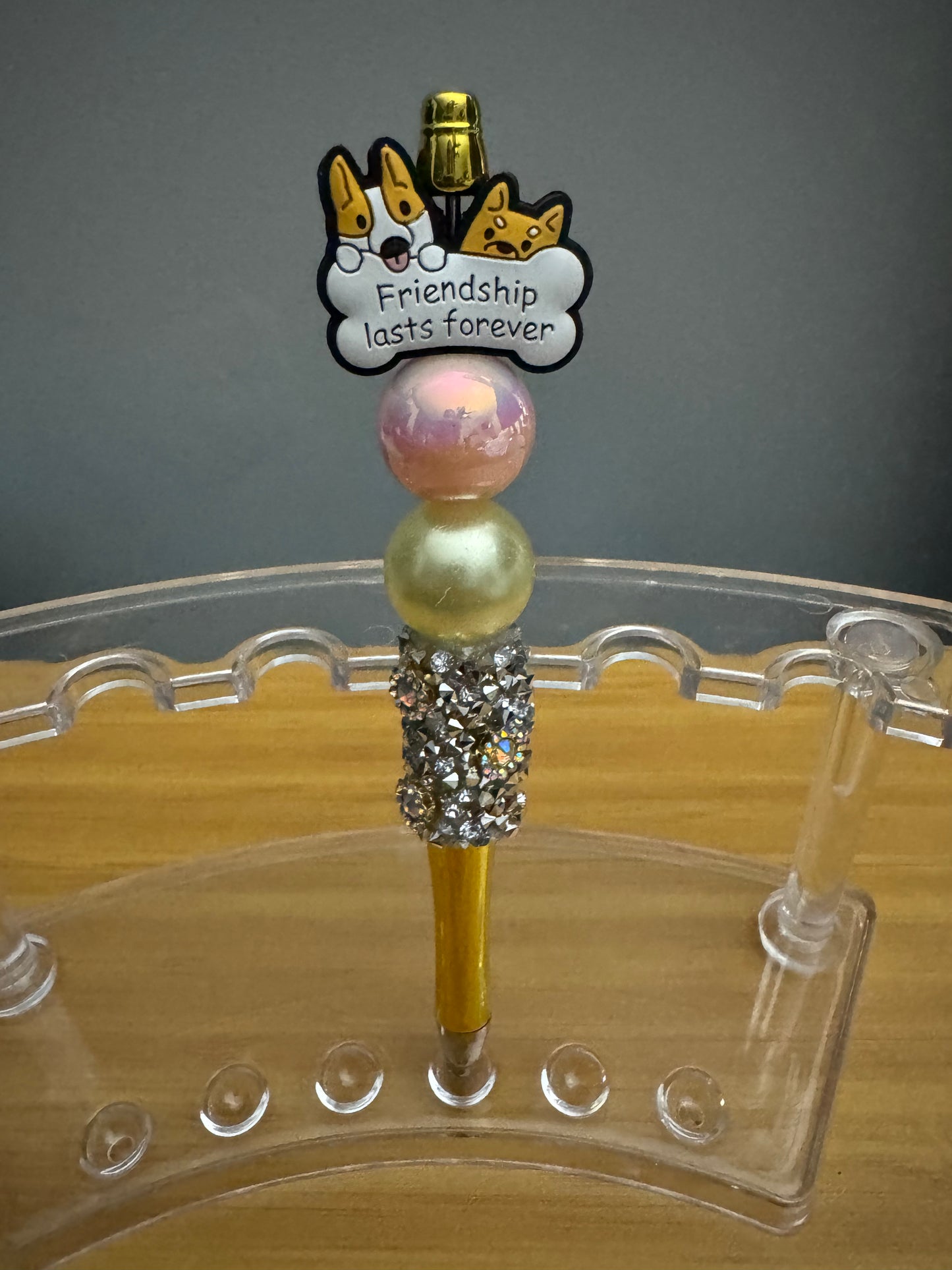 Animal Friendship Beadable Pen ~ Premade