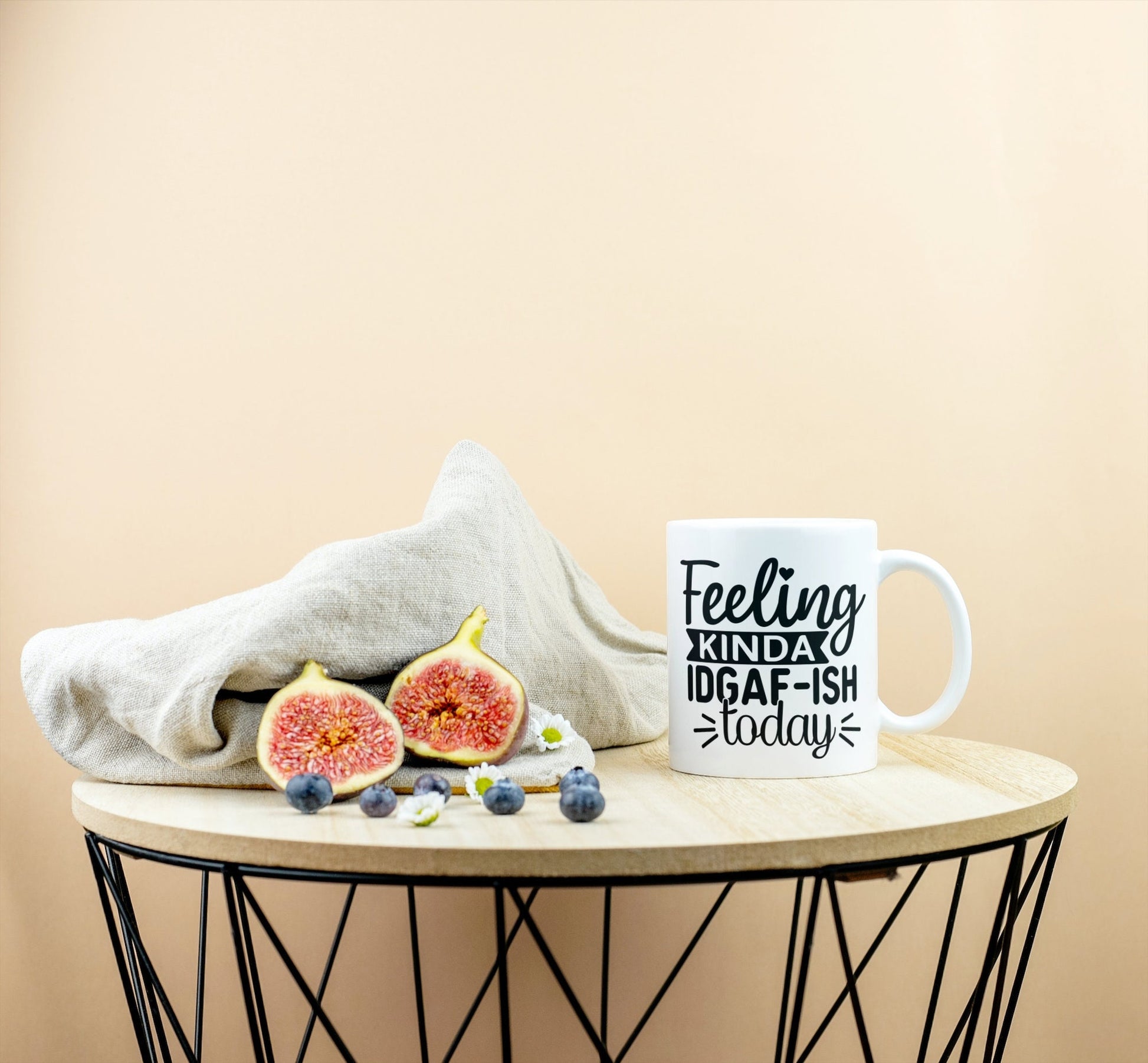 Coffee Mug / Feeling IDGAF-ish Today Coffee Mug / White Mug / Coffee Cup / Coffee Lover Gift / Personalized Gift / Sarcastic / Custom Cup