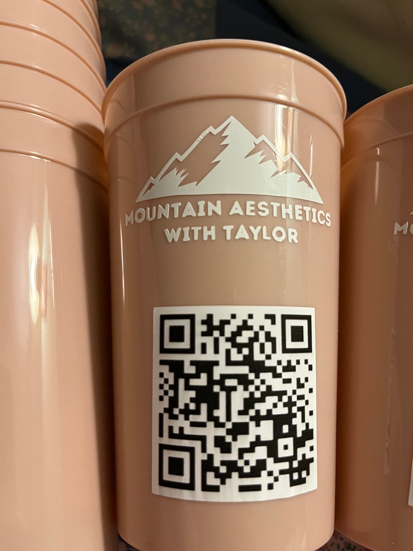 Logo Cups & QR Code Stadium Cups