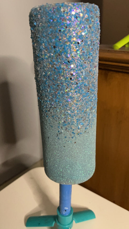 20oz Skinny Blue Color-Changing UV Tumbler